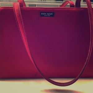 COPY - Crimson Red Kate Spade Nylon Bag